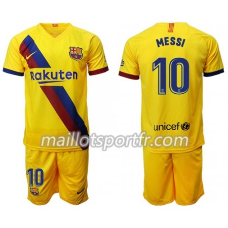 Maillot de Foot Barcelone Lionel Messi 10 Enfant Exterieur 2019/20